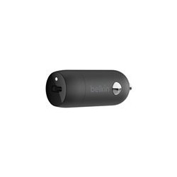 Belkin - Adaptador de corriente para el coche - 30 vatios - 3 A - Fast Charge, Suministro de energía 3.1 (24 pin USB-C) - negro