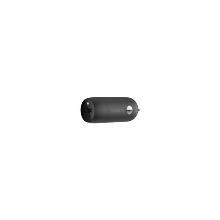 Belkin - Adaptador de corriente para el coche - 30 vatios - 3 A - Fast Charge, Suministro de energía 3.1 (24 pin USB-C) - negro