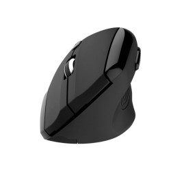 Klip Xtreme EverRest - Ratón vertical - ergonómico - diestro - óptico - 6 botones - inalámbrico - 2.4 GHz - receptor inalámbrico