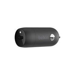 Belkin - Adaptador de corriente para el coche - 30 vatios - 3 A - Fast Charge, Suministro de energía 3.1 (24 pin USB-C) - negro