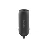 Belkin - Adaptador de corriente para el coche - 30 vatios - 3 A - Fast Charge, Suministro de energía 3.1 (24 pin USB-C) - negro