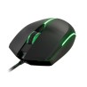 Xtech - XTM-218 - Mouse - USB - Wired - Black - 4 buttons with Light 2400 dpi