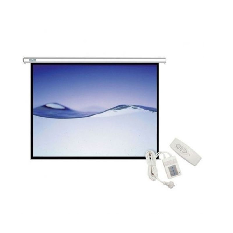 Klip Xtreme KPS-503 - Pantalla de proyección - Motor de 110v - 120 pulgada ( 305 cm ) - Dimensiones: 94.4" x 70.9" / 2.40 x 1.80