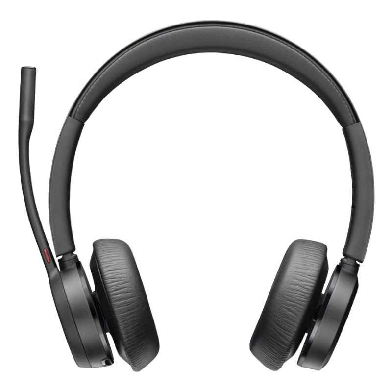 Poly Voyager 4320-M - Voyager 4300 UC series - auricular - en oreja - Bluetooth - inalámbrico, cableado - USB-C - negro - Certif