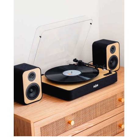 House of Marley - Turntable - Revolution with speakers