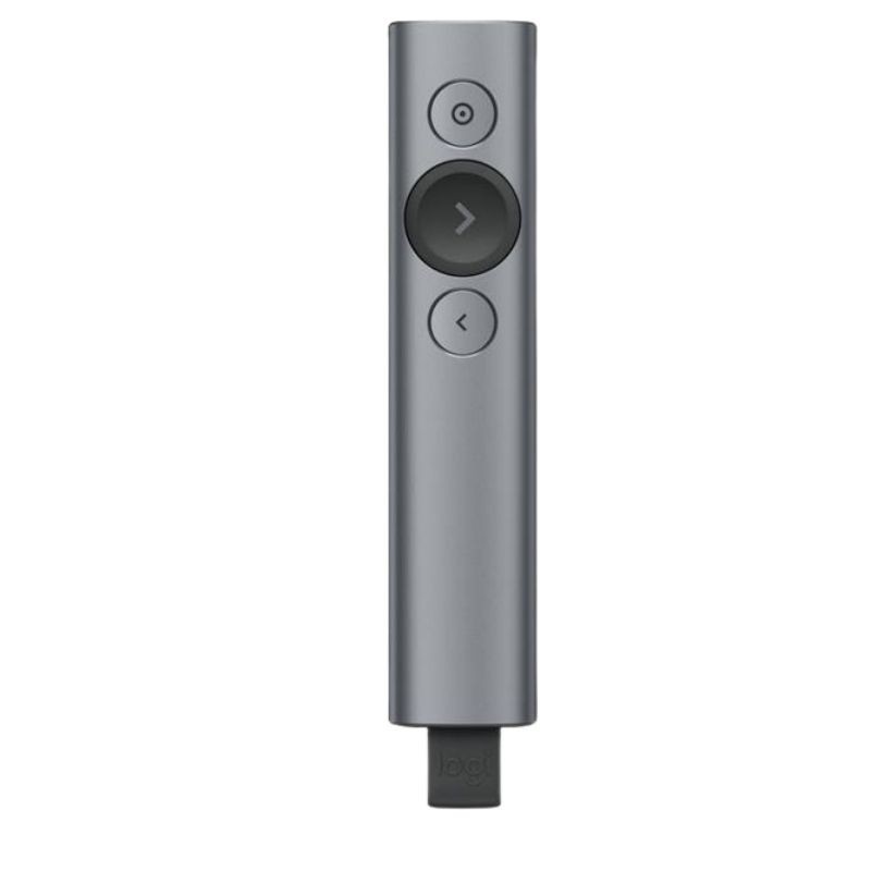 Logitech Spotlight - Control remoto para presentaciones - 3 botones - pizarra