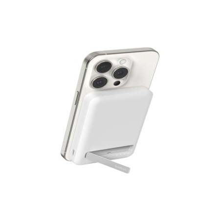 Belkin - Power bank - 15 Watt - Lithium - Para Universal - Qi2 5.000 mAh Stand White