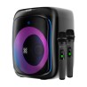 Klip Xtreme - Speaker system - Black - KLS-655-2M Two wireless mic