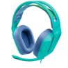 Logitech G G335 Wired Gaming Headset - Auricular - tamaño completo - cableado - conector de 3,5 mm - menta - certificado Discord