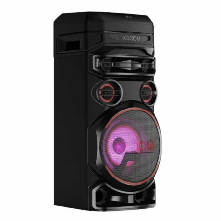 LG - Sound Tower - BT RNC7-Subwoofer - Doble bocinas de medios - Tweeter - Potenciador de bajos-Wireless Party link- interconect