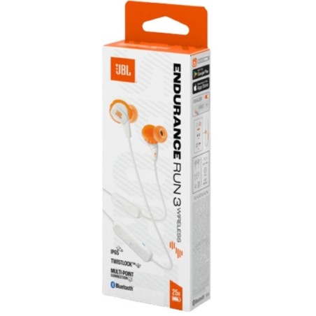 JBL - Headphones - Endurance Run 3 Type C White