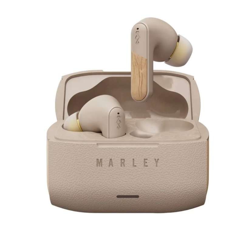 House of Marley - Headphones - Trenchtown Anc Cream - Adaptive noise cancellation - 6 hours on the headphones, 24 hours with the