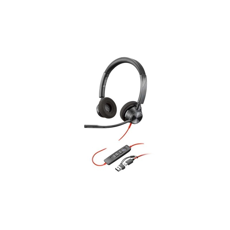 Poly BW 3320 Stereo -M USB-C HS +USB-C/A