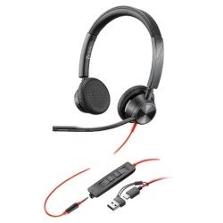 POLY - Headphones - Blackwire 3325 Stereo Microso
