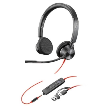 POLY - Headphones - Blackwire 3325 Stereo Microso