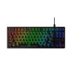 HyperX Alloy Origins Core - Teclado - retroiluminación - USB-C - QWERTY - EE. UU. - interruptor: HyperX Red - negro