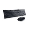 Dell KM300C - Juego de teclado y ratón - USB - QWERTY - EE. UU. - negro - con 1 Year Basic Hardware Warranty Repair