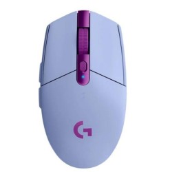 Logitech G305 Lightspeed - Ratón - óptico - 6 botones - inalámbrico - 2.4 GHz - receptor inalámbrico USB - lila