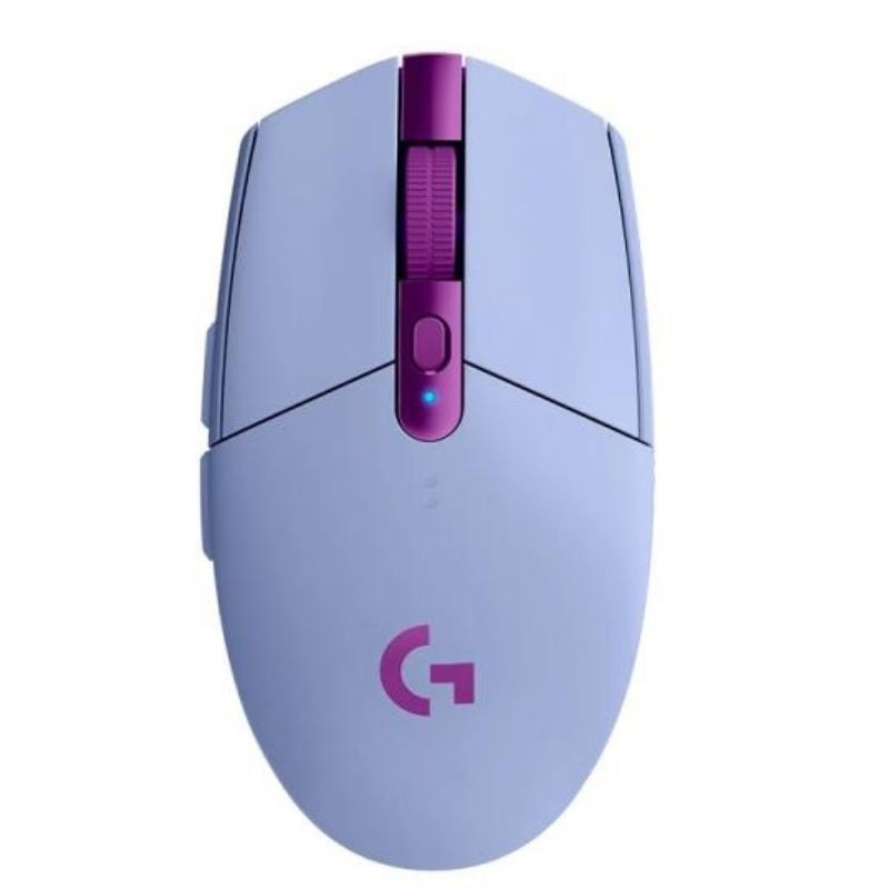 Logitech G305 Lightspeed - Ratón - óptico - 6 botones - inalámbrico - 2.4 GHz - receptor inalámbrico USB - lila