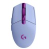 Logitech G305 Lightspeed - Ratón - óptico - 6 botones - inalámbrico - 2.4 GHz - receptor inalámbrico USB - lila