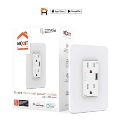 Nexxt Solutions Connectivity - Wall outlet USB