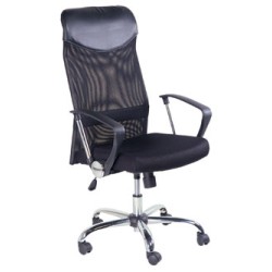Manager Chair w/Arm Rest (Torin) - Black