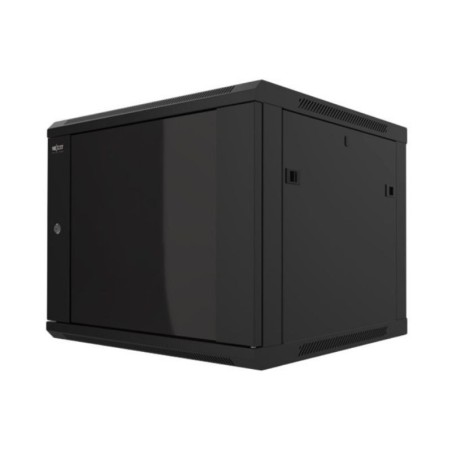 Nexxt Solutions - Rack armario - instalable en pared - RAL 9005, negro barniz - 6U - 19"