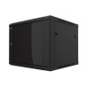 Nexxt Solutions - Rack armario - instalable en pared - RAL 9005, negro barniz - 6U - 19"