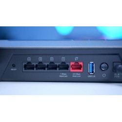 MSI Radix AXE6600 WiFi 6E Tri-Band Gaming Router, AI QoS, RGB