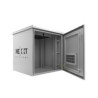 Nexxt Solutions Infrastructure - Outdoor Pole Mount Cabinet - SPCC steel - Light gray powder coat - Incluye acc mont barra tierr