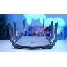 MSI Radix AXE6600 WiFi 6E Tri-Band Gaming Router, AI QoS, RGB
