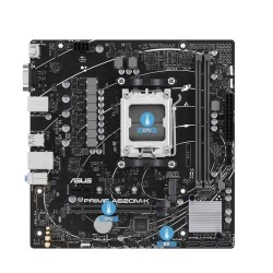 ASUS PRIME A620M-K - Placa base - micro ATX - Socket AM5 - AMD A620 Chipset - USB 3.2 Gen 1 - Gigabit LAN - Tarjeta gráfica (CPU