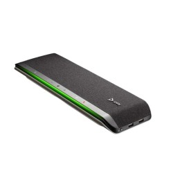 Poly Sync 60-M - Altavoz de manos libres inteligente - Bluetooth - cableado, inalámbrico - NFC - USB-A, USB-C - plata - Certific