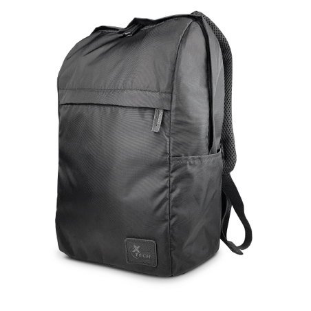 Xtech - Laptop Backpack - 15.6" - Durable polyester - Black - Leiden XTB-209