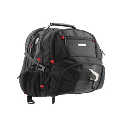 Xtech - Notebook carrying backpack - 17" - Black - Gaming Battlestash  XTB-508