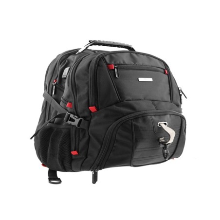 Xtech - Notebook carrying backpack - 17" - Black - Gaming Battlestash  XTB-508