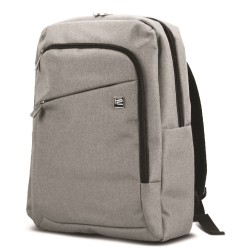 Klip Xtreme - Notebook carrying backpack - 15.6" - 100D Polyester - Light gray