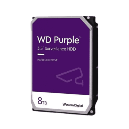 WD Purple WD85PURZ - Disco duro - 8 TB - interno - 3.5" - SATA 6Gb/s - 5640 rpm - búfer: 256 MB