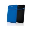 Klip Xtreme - Notebook sleeve - 15.6 in - Black blue - neoprene reversable