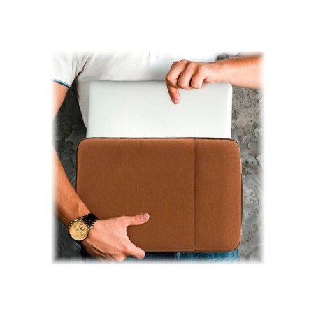 Klip Xtreme SquarePro KNS-420 - Funda para portátil - 15.6" - marrón