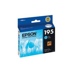 Epson T195 - Cián - original - cartucho de tinta - para Expression XP-101, XP-201, XP-211