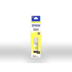 Epson 504 - 70 ml - amarillo - original - recarga de tinta - para EcoTank L4150, L4260, L6161, L6171, L6191, L6270