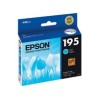Epson T195 - Cián - original - cartucho de tinta - para Expression XP-101, XP-201, XP-211