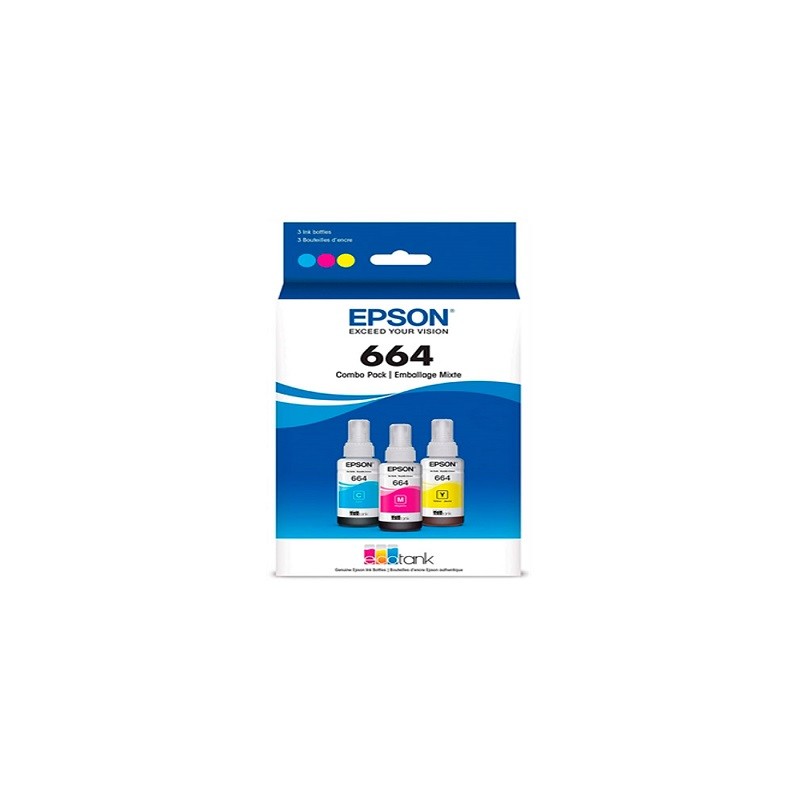 Epson - T664520-TRI - Ink cartridge - Cyan / Magenta / Yellow