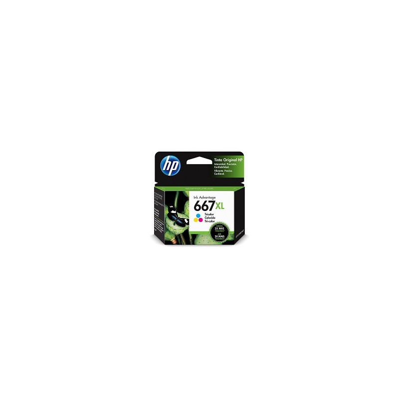 HP - 667XL - Ink cartridge - Tricolor - 3YM80AL
