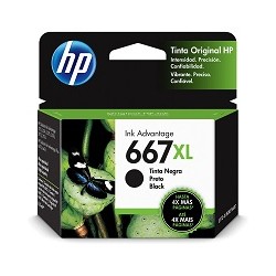 HP - 667XL - Ink cartridge - Black - 3YM81AL