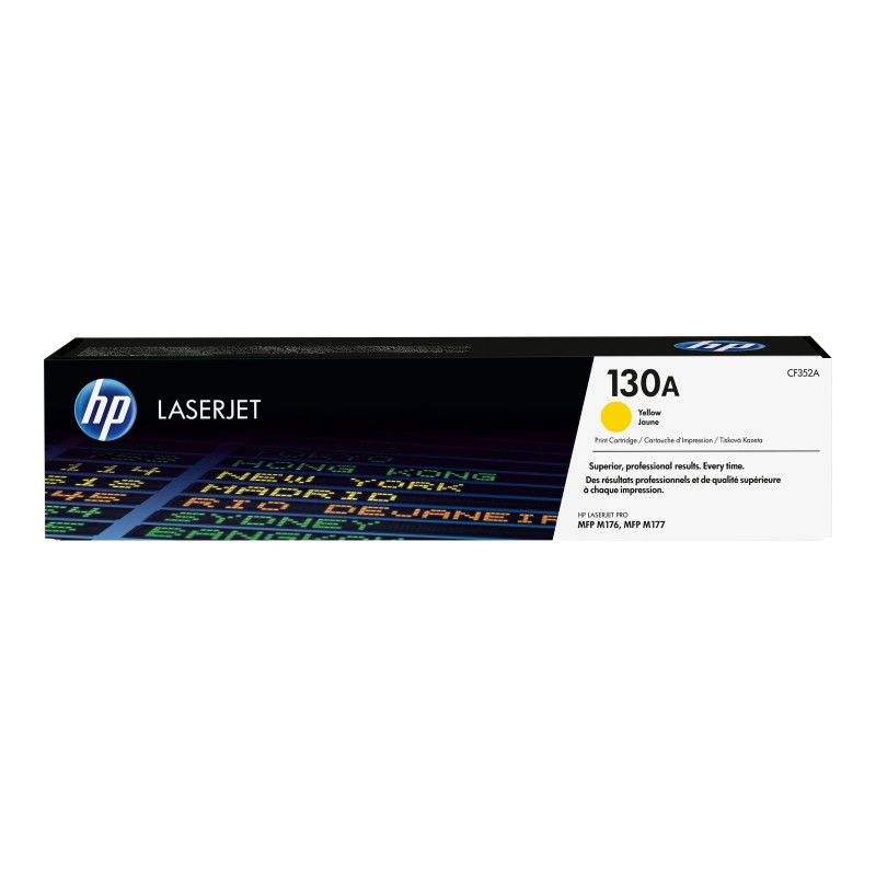 HP 130A - Amarillo - original - LaserJet - cartucho de tóner (CF352A) - para Color LaserJet Pro MFP M176n, MFP M177fw