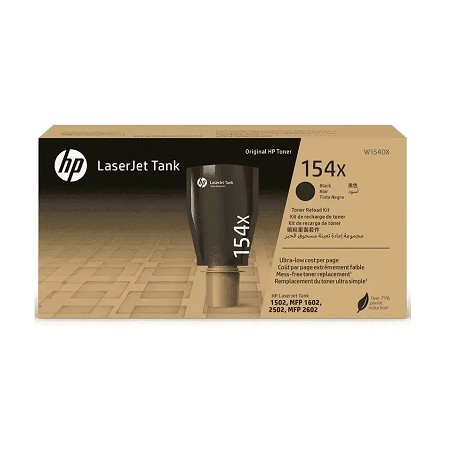 HP 154X - Gran capacidad - negro - original - LaserJet - recarga de tóner - para LaserJet Tank 1502w, MFP 1602w, MFP 2602dn