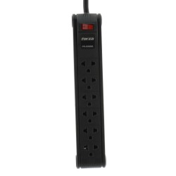 Forza - Power strip - 6 Tomas de Corriente - Univ NEMA 10ft Cable
