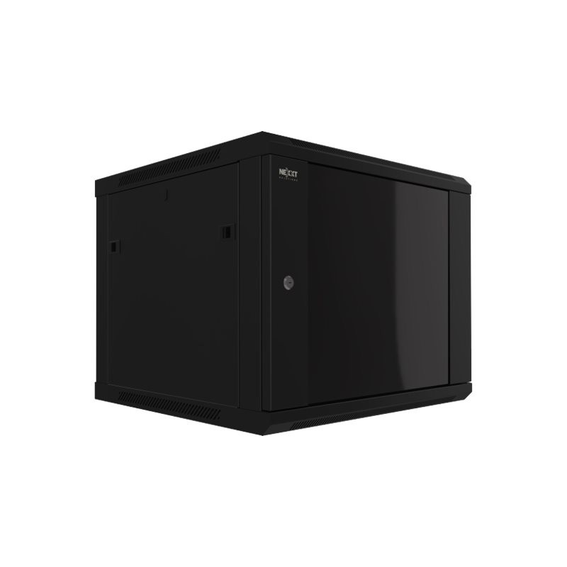 Nexxt Solutions - Rack armario - instalable en pared - RAL 9005, negro barniz - 15U - 19"